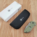 Civivi Gordo Linerlock Folding Knife 2.5" D2 Tool Steel Blade Green G10 Handle