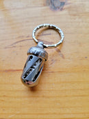 LionSTEEL Set of Two Steel Dice Comes In Acorn-Sized Steel Keychain Container