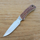 Schrade Uncle Henry Fixed Knife 2.75" Stainless Steel Blade Delrin Stag Handle