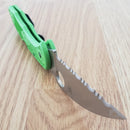 Spyderco Salt 2 Lockback Folding Knife 3" LC200N Tool Steel Blade Green FRN Handle