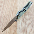 Civivi Gordo Linerlock Folding Knife 2.5" D2 Tool Steel Blade Green G10 Handle