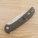 Al Mar Ultralight Eagle Folding Knife 4" 8Cr13MoV Steel Blade Black Black FRN Handle