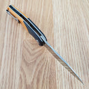 Bestech Knives Penguin Liner Folding Knife 3.63" D2 Tool Steel Blade Black / Orange G10 Handle