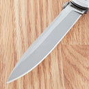Rough Ryder Thin Man Folding Knife 3.75" Stainless Steel Blade Brushed Stainless Handle