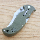 Cold Steel Bush Ranger Lite Folding Knife 3.5" 8Cr13MoV Steel Blade GRN Handle