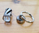 LionSTEEL Set of Two Steel Dice Comes In Acorn-Sized Steel Keychain Container