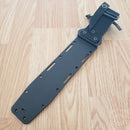KA-BAR Fixed Knife 8" 1095 Steel Tanto Blade Black Rubber G / Carbon Steel Handle 1245