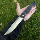 Cold Steel Large Luzon Folding Knife 6" 8Cr13MoV Steel Blade Black GFN Handle