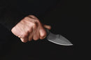 TOPS Felony Stop Fixed Knife 3.5" Full Tang 1095 Steel Blade Gray Micarta Handle