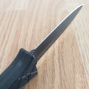 Case XX Harley Fixed Knife 3.75" Stainless Steel Dagger Blade Black G10 Handle