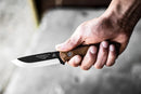 TOPS Fieldcraft Fixed Knife 3.75" Full Tang 1095HC Steel Blade Micarta Handle