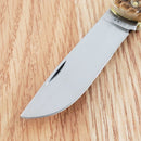 Case XX Sod Buster Folding Knife 2.88" Chrome Vanadium Blade Amber Bone Handle 30092