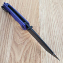 Civivi Brazen Linerlock Folding Knife 3.5" D2 Tool Steel Blade Purple G10 Handle