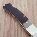 Schrade Old Timer Folding Knife Stainless Steel Blade Sawcut Delrin Handle 3OT