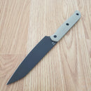 CJRB Silax Fixed Knife 5.11" AR-RPM9 Steel Wharncliffe Blade Beige G10 Handle
