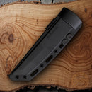 Cold Steel Kobun Fixed Knife 5.5" AUS-8A Steel Tanto Blade Black Kray-Ex Handle