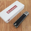 Artisan Classic Liner Folding Knife 3.75" D2 Tool Steel Blade Black G10 Handle