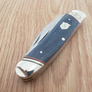 Rough Ryder Whittler Pocket Knife Stainless Steel Blades Jean Micarta Handle