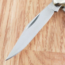 Rough Ryder Peanut Pocket Knife Stainless Steel Blades Amber Jigged Bone Handle