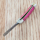 Rough Ryder Mini Folding Knife 1" Stainless Steel Razor Blade Smooth Bone Handle