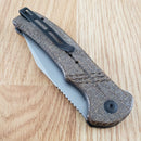 Civivi Cogent Folding Knife 3.5" 14C28N Sandvik Steel Blade Brown Micarta Handle