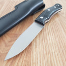Casstrom No 10 Forest Fixed-Blade Knife 4" 14C28N Stainless Blade Blk Micarta