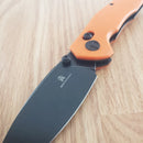 Bestech Knives Ronan B-Lock Folding Knife 3.25" 14C28N Stainless Steel Blade Orange G10 Handle
