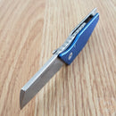 Kershaw PUB Mini Knife 1.75" 8Cr13MoV Steel Blade Blue Aluminum/Stainless Handle