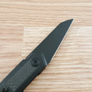 Civivi Ki-V Plus Folding Knife 2.52" Nitro-V Steel Blade Black G10/Carbon Fiber