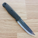 Condor Terrasaur Fixed Knife 4.13" 1095HC Steel Full Blade Black Polypropylene Handle