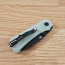 Civivi Baby Banter Linerlock Folding Knife 2.25" Nitro-V Steel Blade Jade G10 Handle