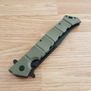 Cold Steel Large Luzon Folding Knife 6" 8Cr13MoV Steel Blade OD Green GFN Handle