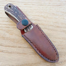 Schrade Uncle Henry Fixed Knife 2.75" Stainless Steel Blade Delrin Stag Handle