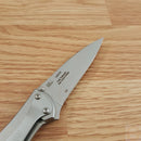 Kershaw Folding Knife 3" 14C28N Sandvik/CPM-D2 Steels Blade Stainless Handle