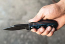 TOPS Delta Unit 3 Fixed Knife 3.5" 1095HC Steel Hunter's Point Blade G10 Handle
