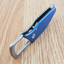 Kershaw PUB Mini Knife 1.75" 8Cr13MoV Steel Blade Blue Aluminum/Stainless Handle