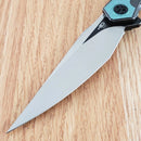 Bestech Knives Samari Frame Folding Knife 3.88" Bohler M390 Steel Blade Titanium Handle