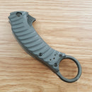 Bastinelli Creations Mako Linerlock Folding Knife 2.75" Bohler N690 Steel Blade Gray G10 Handle