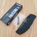 Cold Steel Recon 1 Folding Knife 4" CPM S35VN Steel Blade Black G-10 Handle