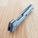 Bestech Knives Bestechman Dundee Linerlock Folding Knife 3.5" D2 Tool Steel Blade Blue-Gray G10 Handle