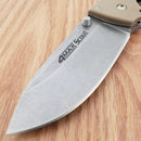 Cold Steel 4-Max Scout Lockback Folding Knife 4" AUS-10A Steel Blade Desert Tan Griv-Ex Handle