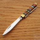 Frost Cutlery Doctors Pocket Knife Stainless Blades Multi-Color Stone Handle