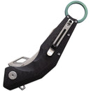 Artisan Cobra Liner Folding Knife 3.75" S35VN Steel Blade Carbon Fiber Handle