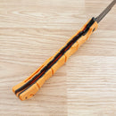 Cold Steel Large Luzon Folding Knife 6" 8Cr13MoV Steel Blade Orange GFN Handle