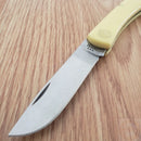 Case XX Sod Buster Jr Folding Knife 2.8" Stainless Steel Blade Yellow Synthetic Handle 80032