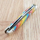 Rough Ryder Stockman Lollipop Pocket Knife Stainless Steel Clip / Sheepsfoot And Spey Blades Multi Synthetic Handle