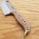 Condor Primal Cleaver Fixed Knife 4.13" 1095HC Steel Blade Micarta Handle 20114HC