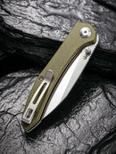 Civivi Hadros Folding Knife 3.25" 10Cr15CoMoV Steel Blade Olive Micarta Handle