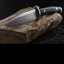 Civivi Teton Tickler Fixed Knife 5.5" Satin D2 Tool Steel Blade Black G10 Handle
