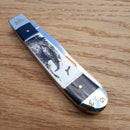 Frost Cutlery Trapper Pocket Knife Stainless Blades Buffalo Horn/Bone Handle